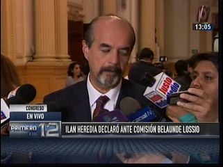 "Ilan Heredia no quiso decir con qué personas tuvo contratos"