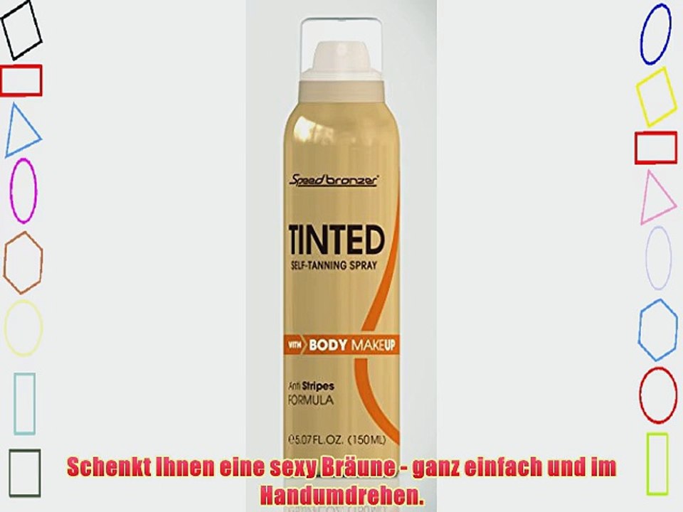 Speedbronzer Aerosol Tinted Self-Tanning Spray - Selbstbr?unungsspray 150 ml