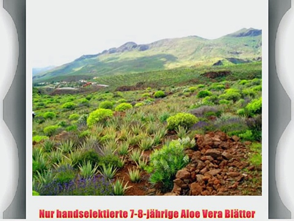 PURES ALOE GEL 996 % - ALOVERIA? Aloe Vera Pur kaltgepresst aus Gran Canaria pharmazeutischer