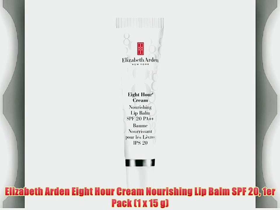 Elizabeth Arden Eight Hour Cream Nourishing Lip Balm SPF 20 1er Pack (1 x 15 g)