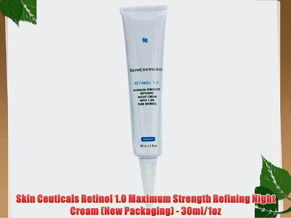 Skin Ceuticals Retinol 1.0 Maximum Strength Refining Night Cream (New Packaging) - 30ml/1oz