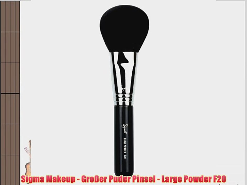 Sigma Makeup - Gro?er Puder Pinsel - Large Powder F20
