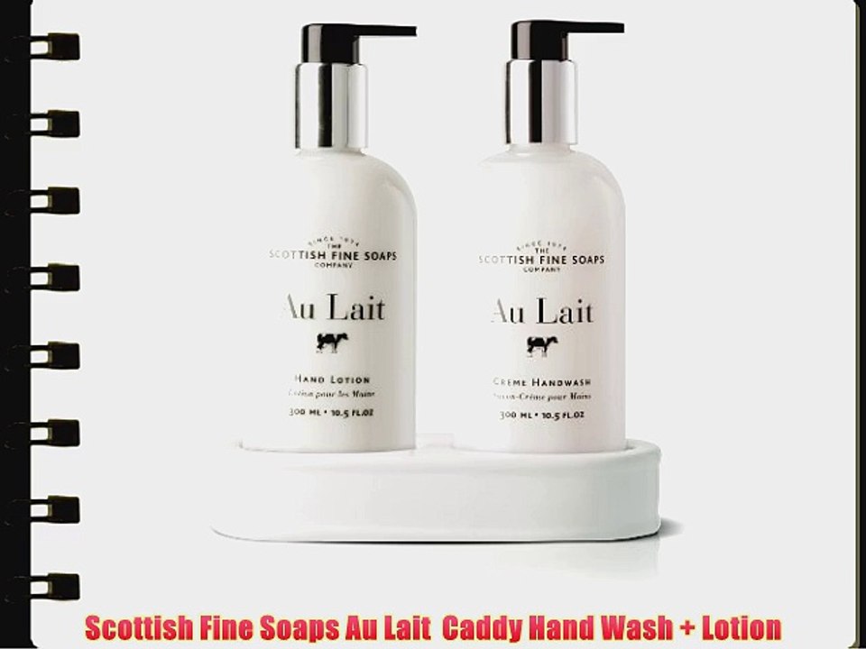 Scottish Fine Soaps Au Lait  Caddy Hand Wash   Lotion