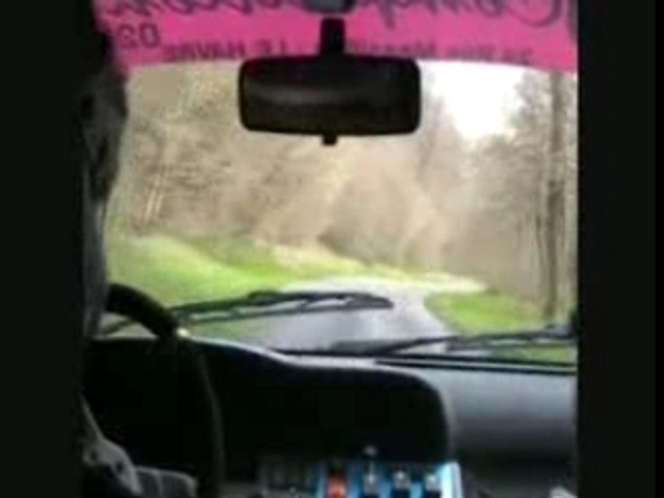 Rallye du Pays de caux Es4 Camera embarquee (Henri Duquesne)