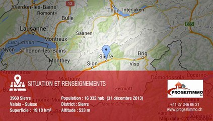 À vendre - Appartement 3.5 pièces Sierre-VS, CHF 360'000