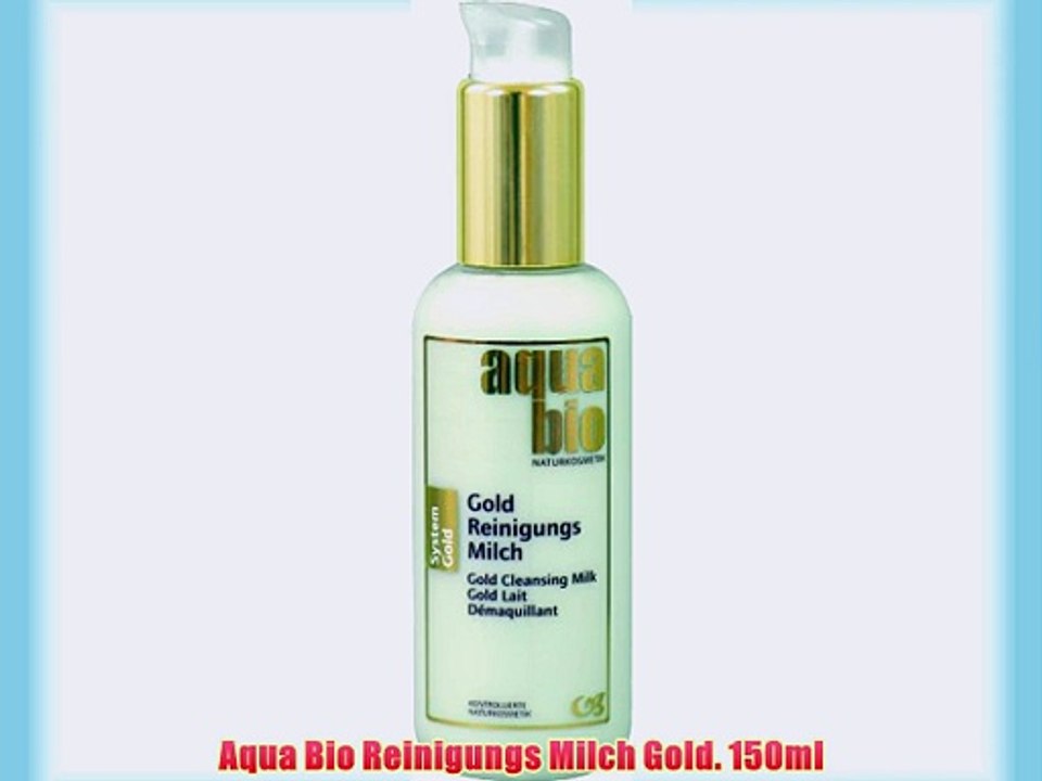 Aqua Bio Reinigungs Milch Gold. 150ml