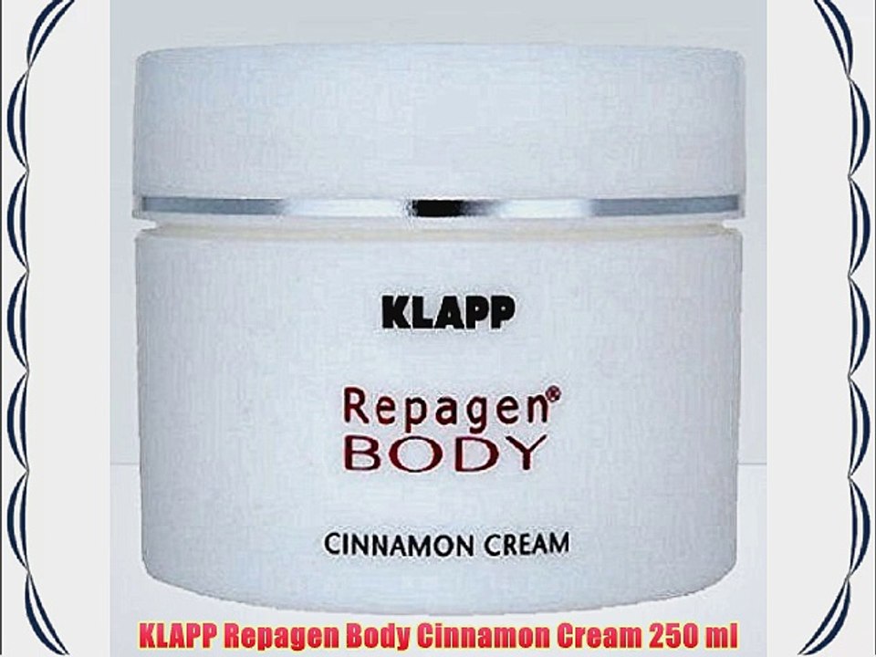 KLAPP Repagen Body Cinnamon Cream 250 ml