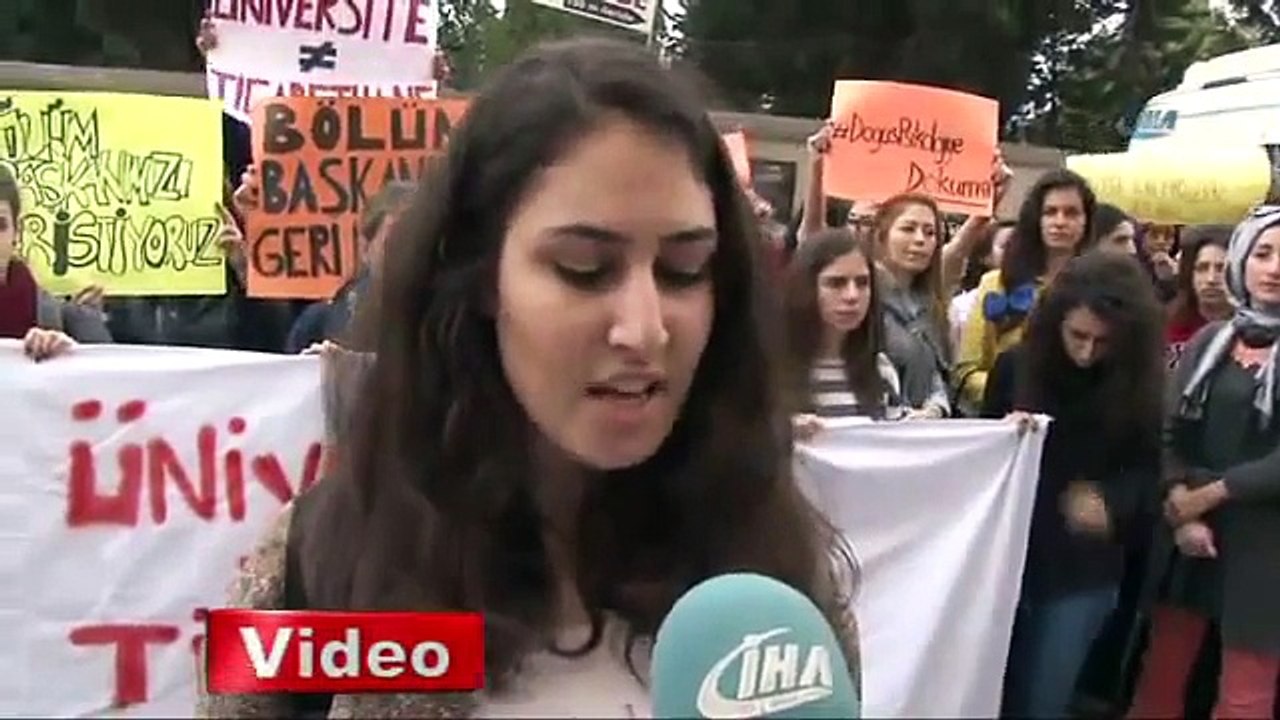 Üniversite öğrencisi ile rektör arasında ilginç diyalog