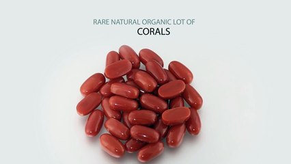 Which are the tests to identify real red coral from fake coral