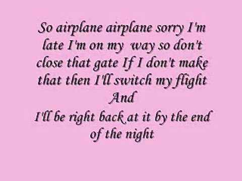 B.O.B Ft Hayley Williams-Airplanes Lyrics