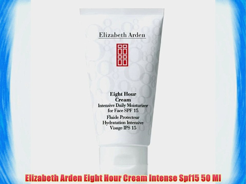 Elizabeth Arden Eight Hour Cream Intense Spf15 50 Ml