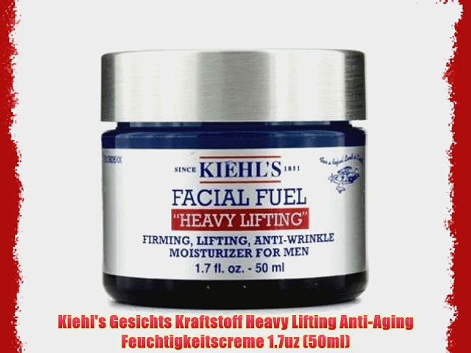 Kiehl's Gesichts Kraftstoff Heavy Lifting Anti-Aging Feuchtigkeitscreme 1.7uz (50ml)