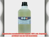 Bio Argan?l nativ - 100% reines kaltgepresstes Basis?l - Organisch zertifiziert - 1000ml