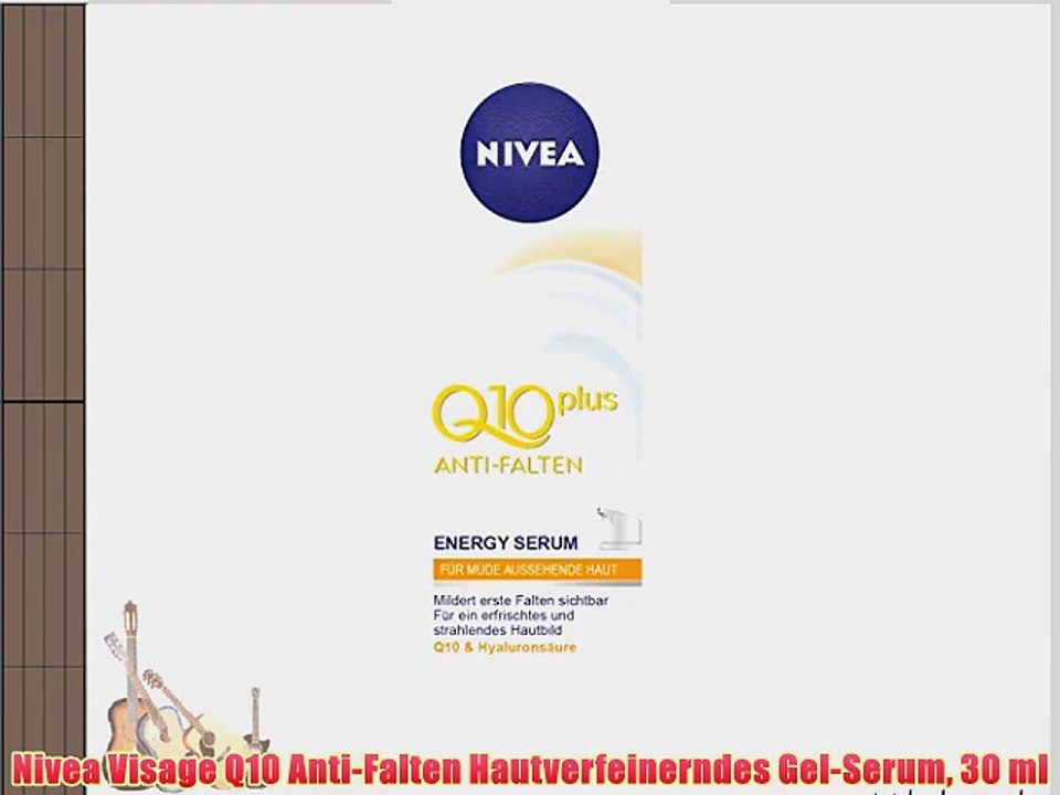 Nivea Visage Q10 Anti-Falten Hautverfeinerndes Gel-Serum 30 ml