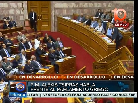 Tsipras: no existe la posibilidad de una salida de Grecia del euro