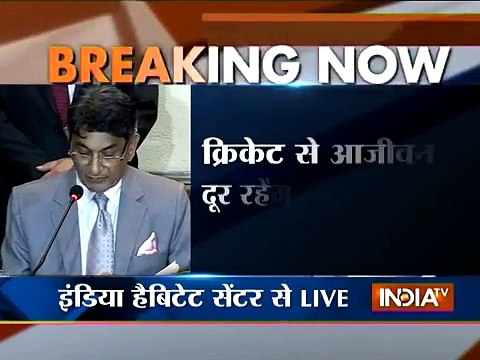 IPL Verdict on CSK_ Chennai Super Kings (India Cements) Banned From IPL _ India Tv