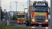 Heavy haulage Transports 3x Volvo FH16 60M Transports blades for wind turbines