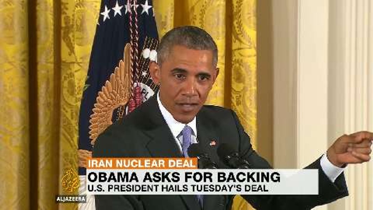 Obama urges US Congress to pass Iran nuclear deal