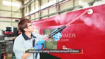 Optima Steamer advertisement at Arirang TV 2014 - steam car wash