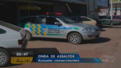 Onda de assaltos assusta comerciantes de Luziânia