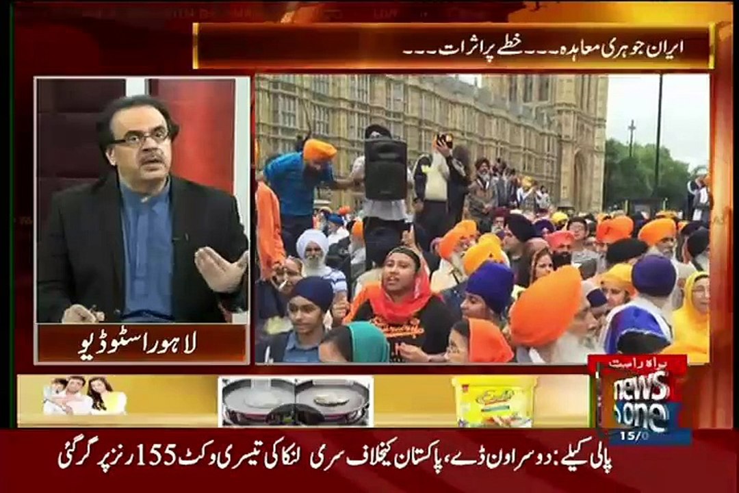Dr Shahid Shows Wth Map The Importance Of Pakistan Over Iran Agreement