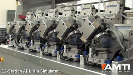 AMTI ADL Hip Simulator for hip implant wear and durability testing