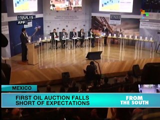 Mexico: First Oil Auction Falls Short of Expectations