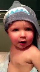 Cute baby Says Papa first time