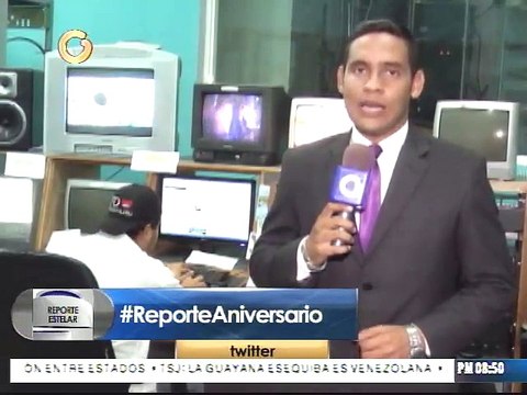 Corresponsales felicitan al equipo de Reporte Estelar por su primer aniversario