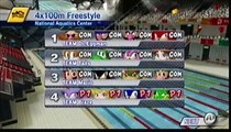 Mario and Sonic at the Olympic Games Aquatics: 4x100m Freestyle