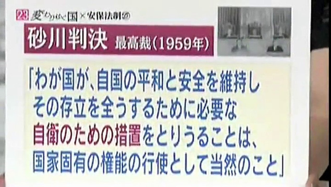 （news23）安保法案、採決を強行。違憲判断の学者に聞く