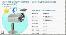 $ 22 US, IR Video Security Camera - Color CCD Surveillance Camera (PAL) 1st Shopping Channel