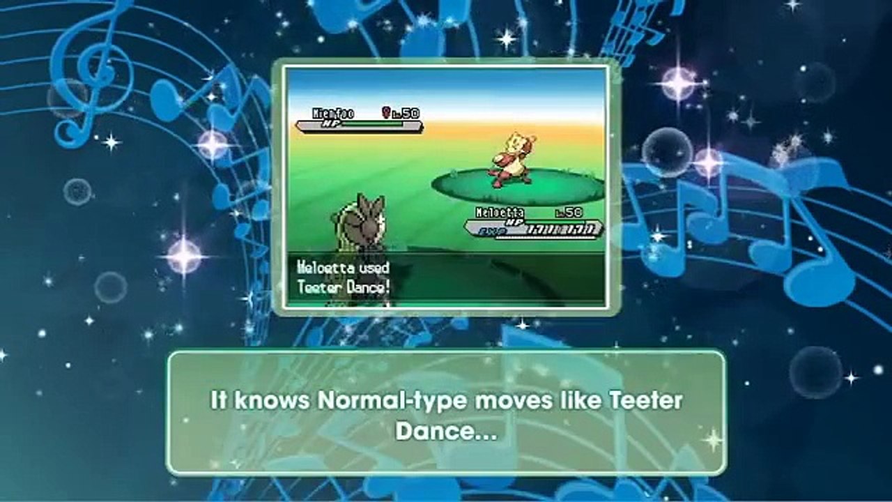 Get Meloetta for Your Pokémon Video Game!