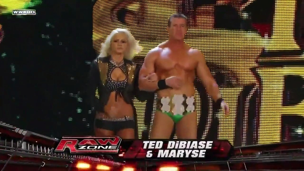 Eve Torres & R-Truth vs. Maryse & Ted Dibiase