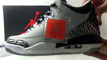 Authentic Air Jordan 3 Wolf Grey