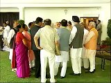 Gujarat CM at NITI Aayog meeting with PM Narendra Modi in Delhi