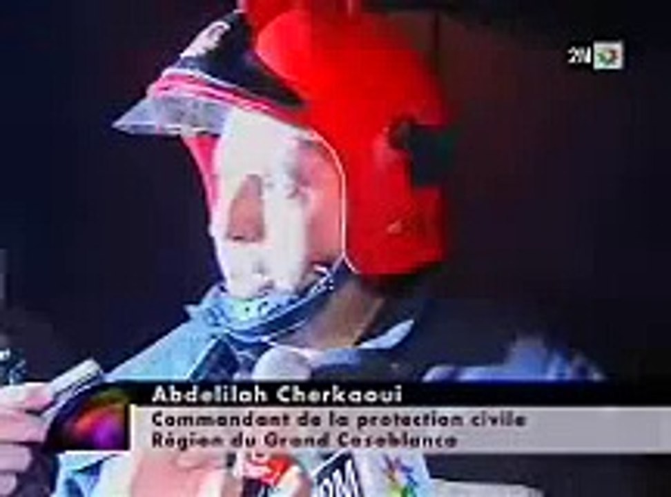 incendie Casablanca Maroc feu pompiers fire fighters fuoco fuego flammes inflammable protection civile