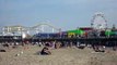 Santa Monica beach and pier