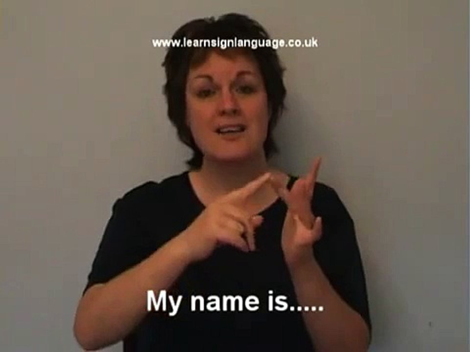 Basic Greetings in British Sign Language (BSL)
