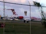 Landing of REDjet's MD-82 at GAIA of Barbados (BGI) - Angelo Lascelles Video