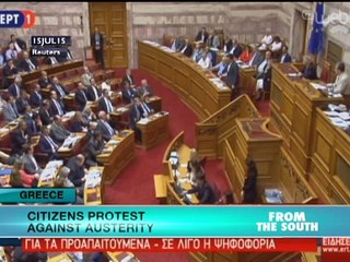 From The South - Harsh Austerity Approved by Greek Parliament
