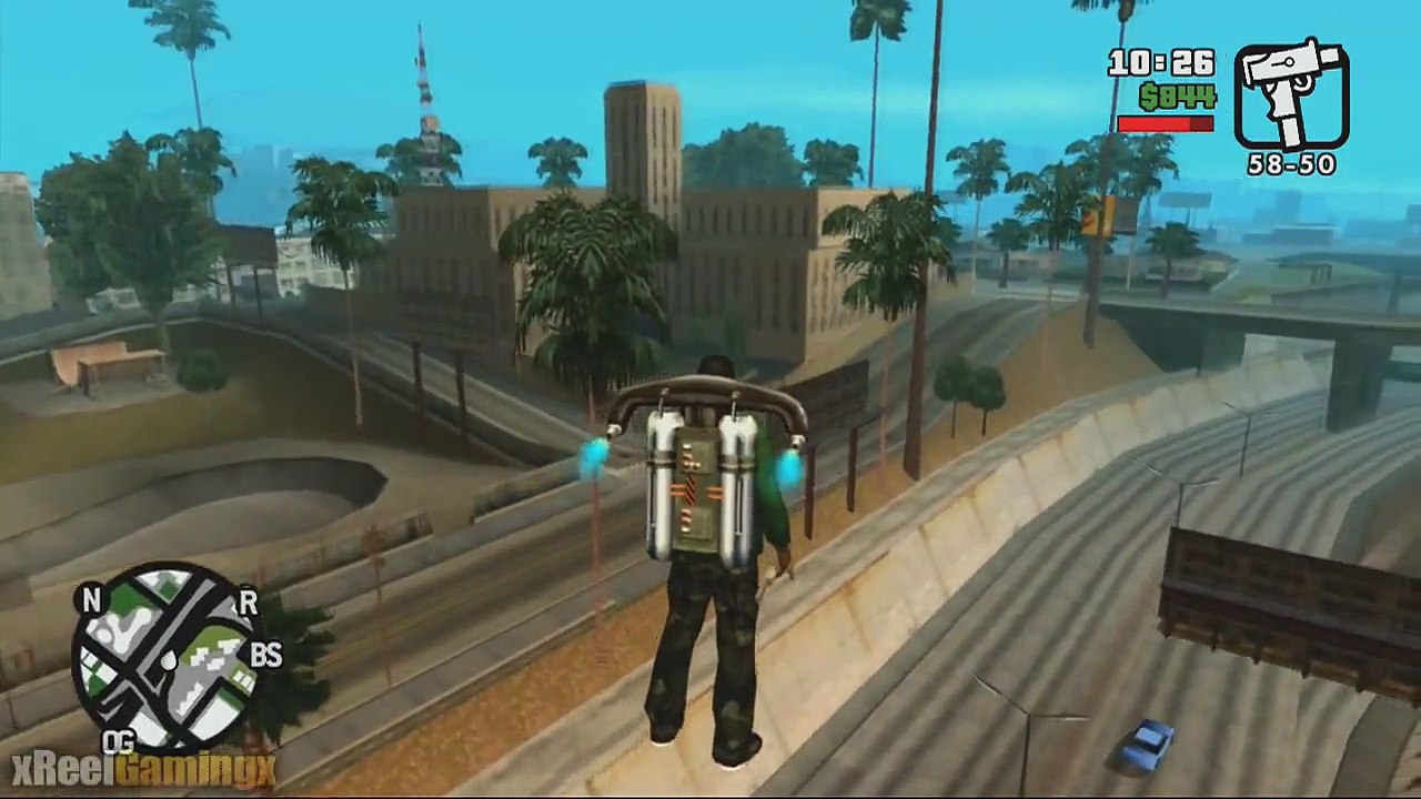 GTA San Andreas Remastered Gameplay - "Jetpack" Gameplay (GTA San Andreas Remastered)
