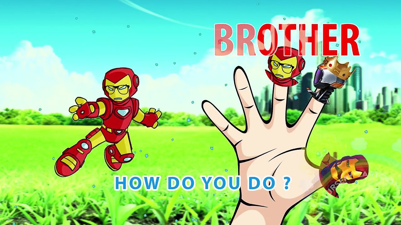 IRONMAN FINGER FAMILY | MY NURSERY CARTOON