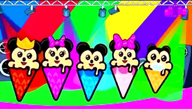 Finger Family Rhymes Mickey Mouse Ice Cream Dancing Nursery Rhymes Finger Family Cartoon HD