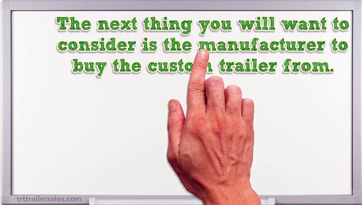 Picking A Custom Trailer For Your Business