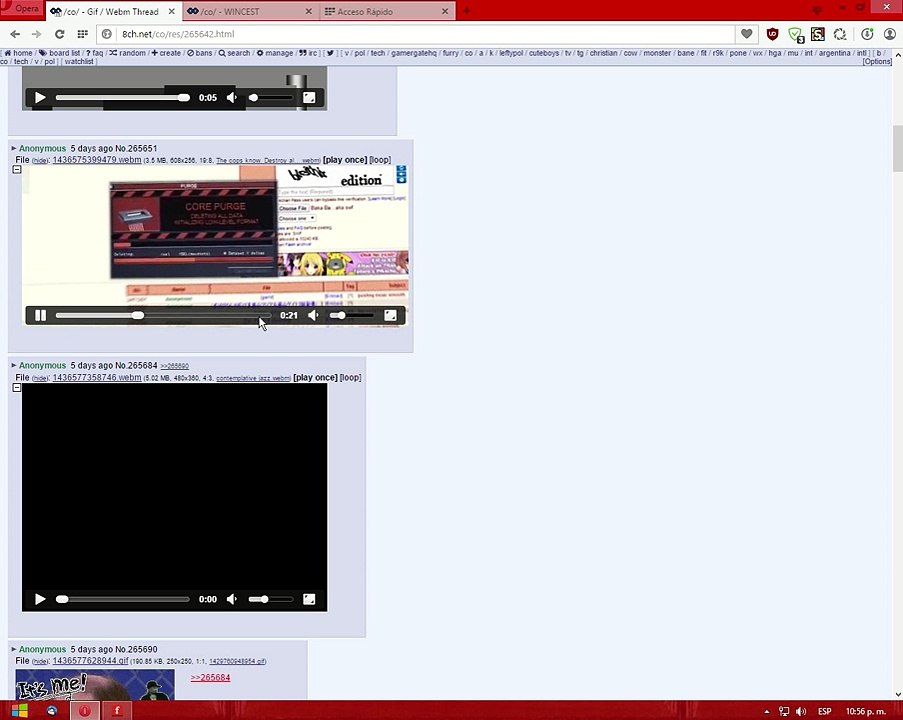 WEBMS con sonido