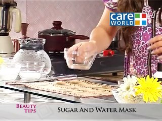 Sugar Water Face Mask - cleansing - Beauty Tips