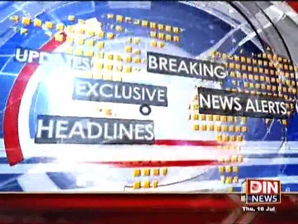 Din News Headlines 10 A.M (16 July 2015)