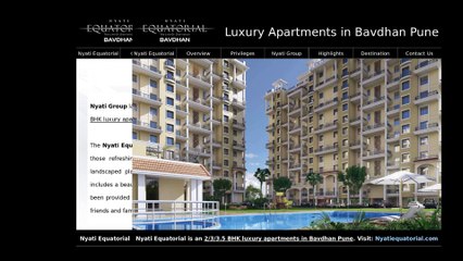 Residential Apartments in Bavdhan Pune for Sale at Nyati Equatorial