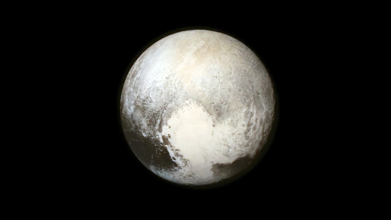 Mountains on Pluto
